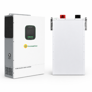 Комплект GreensunSolar SPI4862V100-500P та Felicity ESS FLA48100UG1 — батарея вертикально