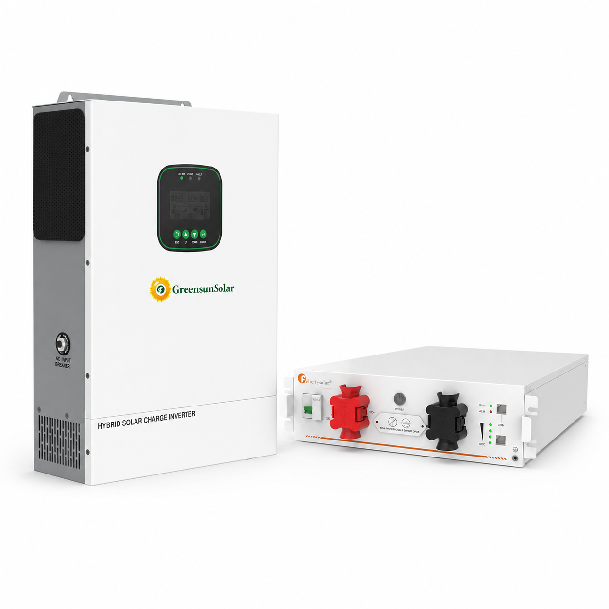 Комплект GreensunSolar SPI4862V100-500P та Felicity ESS FLA48100UG1