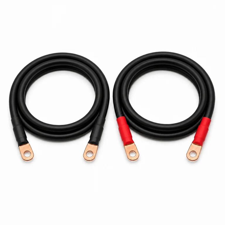 AWG4-Cu-25-1M-180C — комплект кабелів АКБ–інвертор, 1 м, 25 мм²